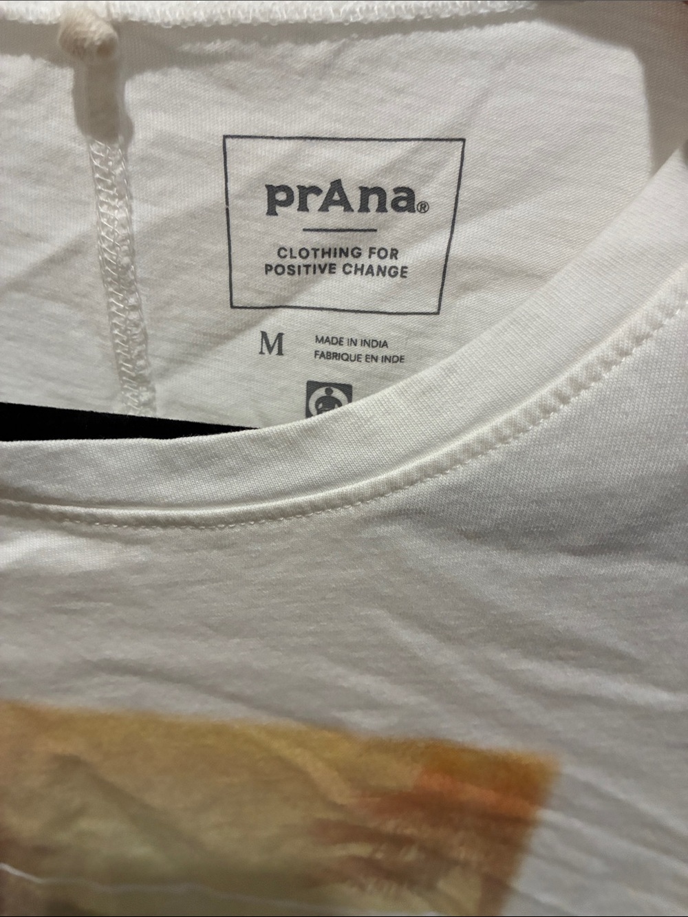 Prana white muscle graphic tank top - Picture 2 of 2